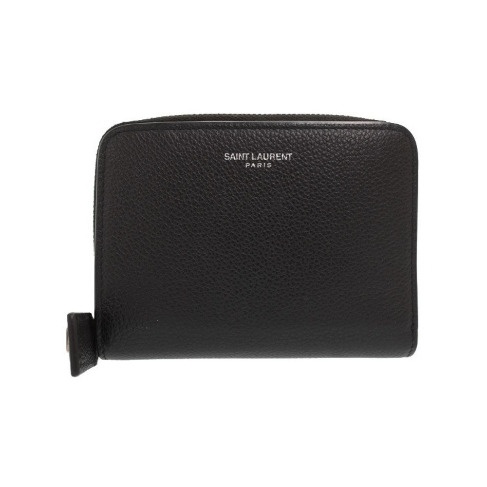 SAINT LAURENT Paris Rive Gauche Compact Full Zip Wallet Bi fold Short